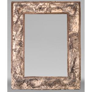 Large Birch Bark Frame, 19th Century — 97.5 X 74.5 Cm