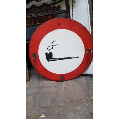 Smoking Prohibition Panel Enameled Pipe