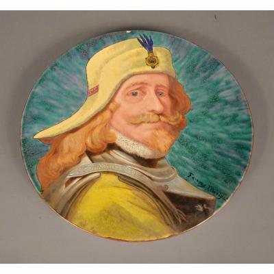 Enamelled Earthenware Plate