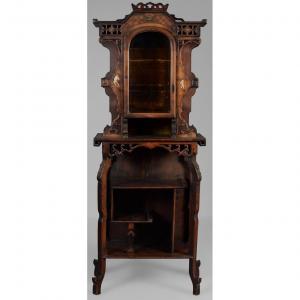 Small Japanese Showcase Cabinet