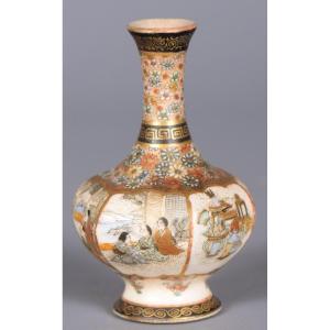Satsuma Porcelain Soliflore Vase