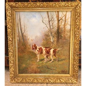Hunting Dogs By Eugène Petit (1839 - 1886)