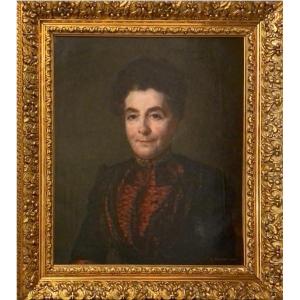 Victor Favier (1824) Portrait Of A Lady Of Quality >>