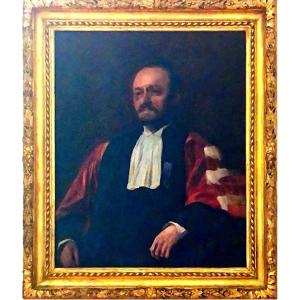 Official Portrait Of A High Magistrate – François Alexandre Lafond (1815–1901)