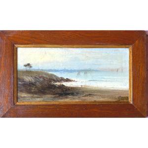 Oil On Wood 19th Century "exceptional View" Signed