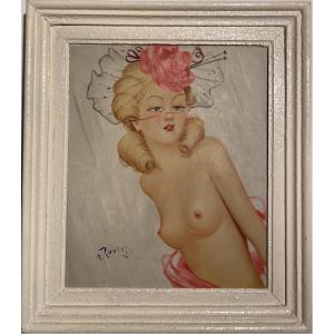 A. Robert (20th Century) – Glamorous Female Nude
