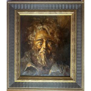 Georges Corominas (born 1945) “the Gaze Of Time” Oil On Canvas