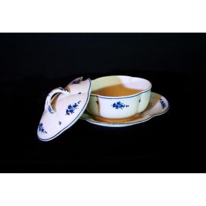 18th Century Arras Porcelain Gravy Boat