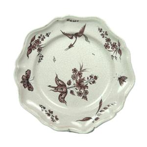 Large Lunéville Earthenware Dish - 18th Century