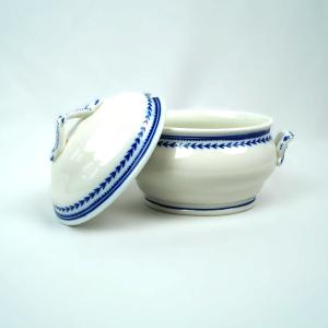 Tournai Porcelain Sauceboat - 19th Century