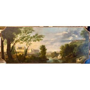 Idealized View Of Italy – Return From The Grand Tour, 19th Century (circa 1810)