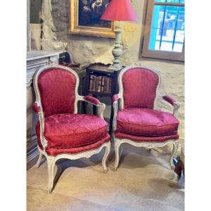 Pair Of Louis XV Cabriolets – 18th Century Period
