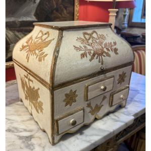 Louis XVI Lacquered Wood Box