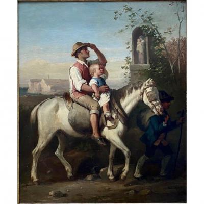 Genre Scene 19th Louis Lanfant De Metz