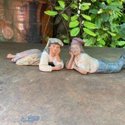 Pair Of Neapolitan Fishermen 19th