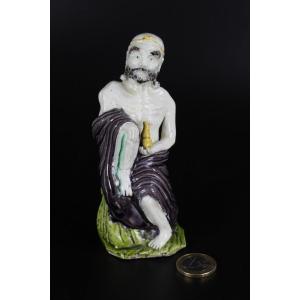Kangxi Chinese Porcelain Figure Sancai Li Tieguai 17th Century Daoist Immortal Qing Dynasty