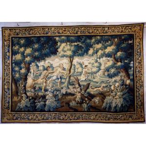 Large Aubusson Tapestry "the Fox Hunt", Early 18th Century