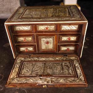 Indo-portuguese Mughal Casket, West India, 17th Century