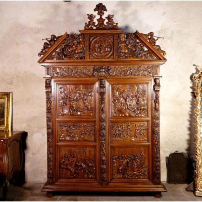 Sumene Bible Cabinet: History Of Solomon, 17th