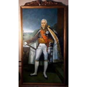 Large Full-length Portrait Of Marshal Of The Empire Victor, 235 Cm