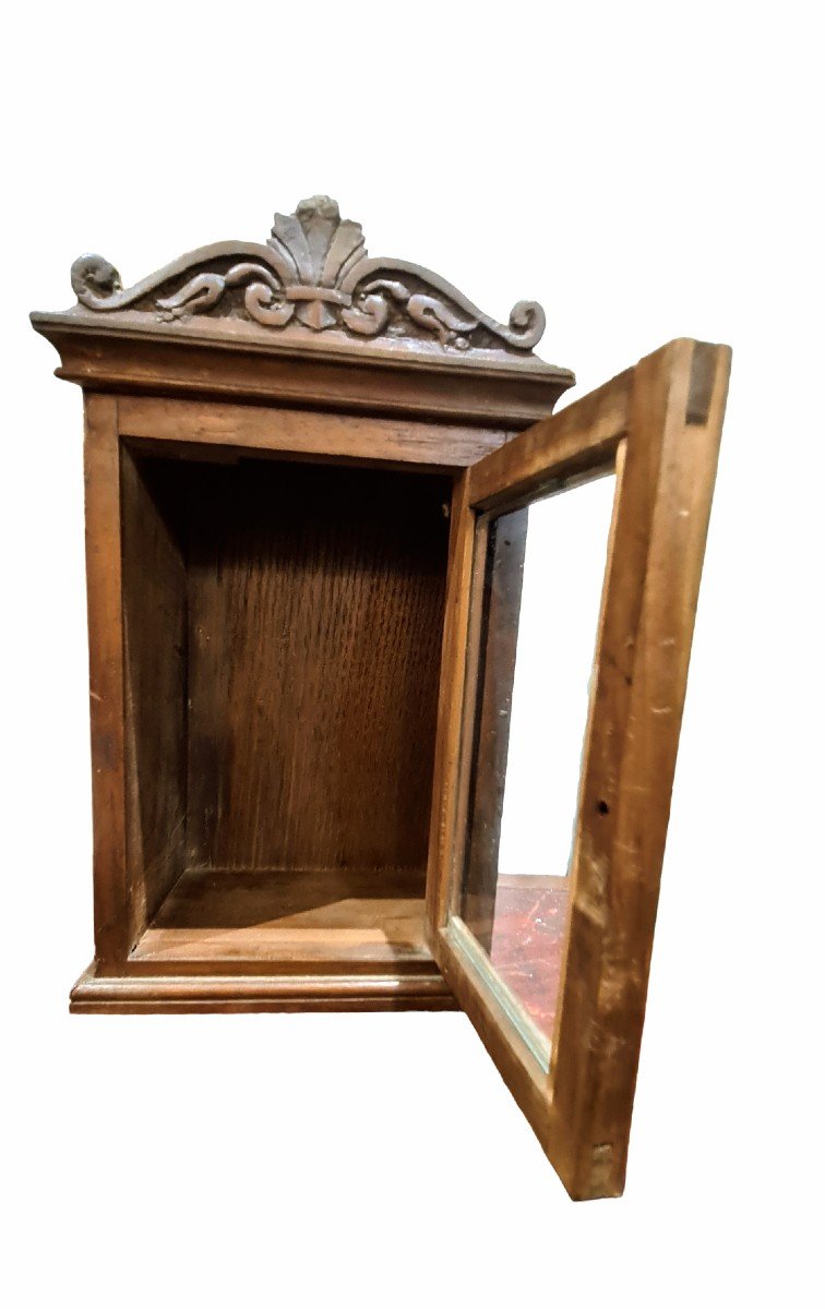 Antica vetrina in legno-photo-4