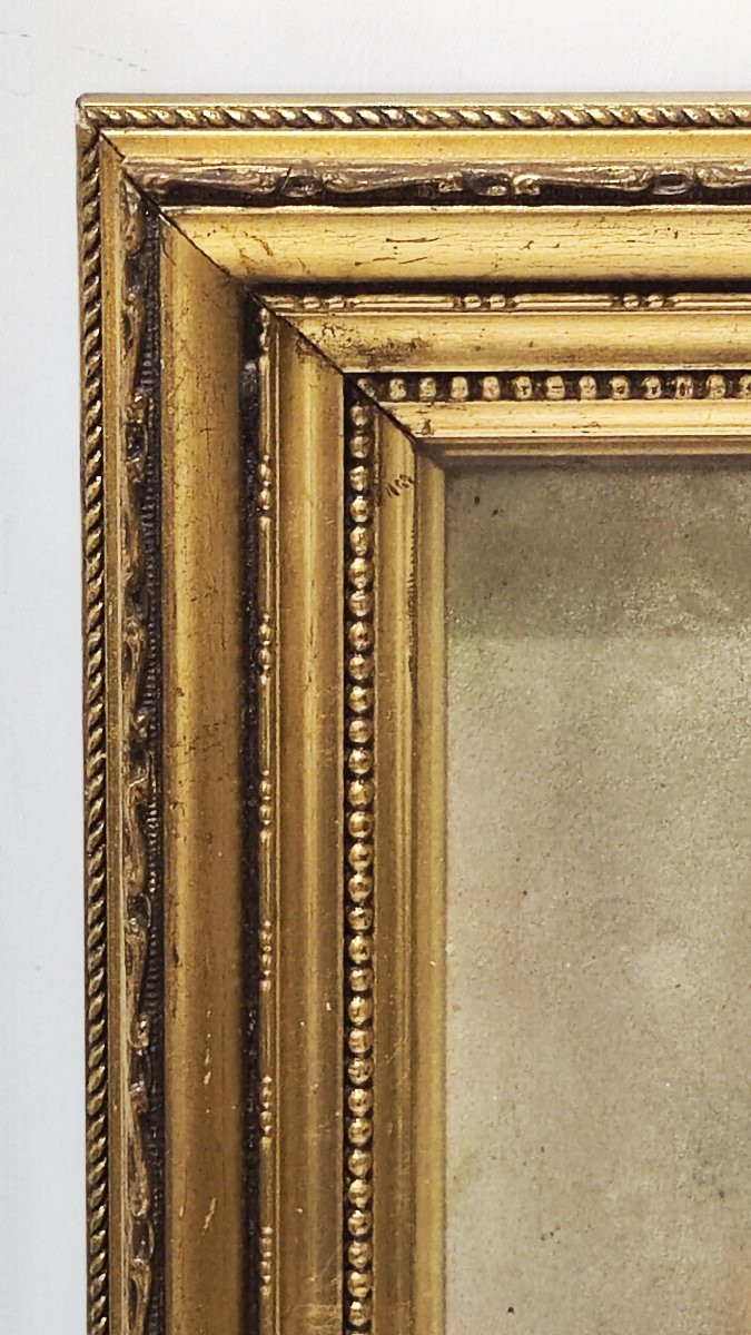 Olio su tavola raffigurante degli angeli -photo-1