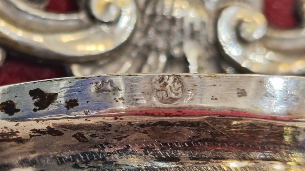 Coppia di antiche acquasantiere in argento -photo-2
