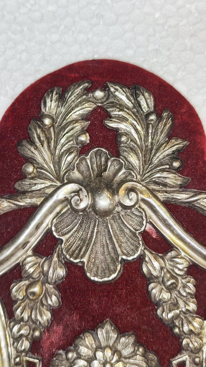 Coppia di antiche acquasantiere in argento -photo-3