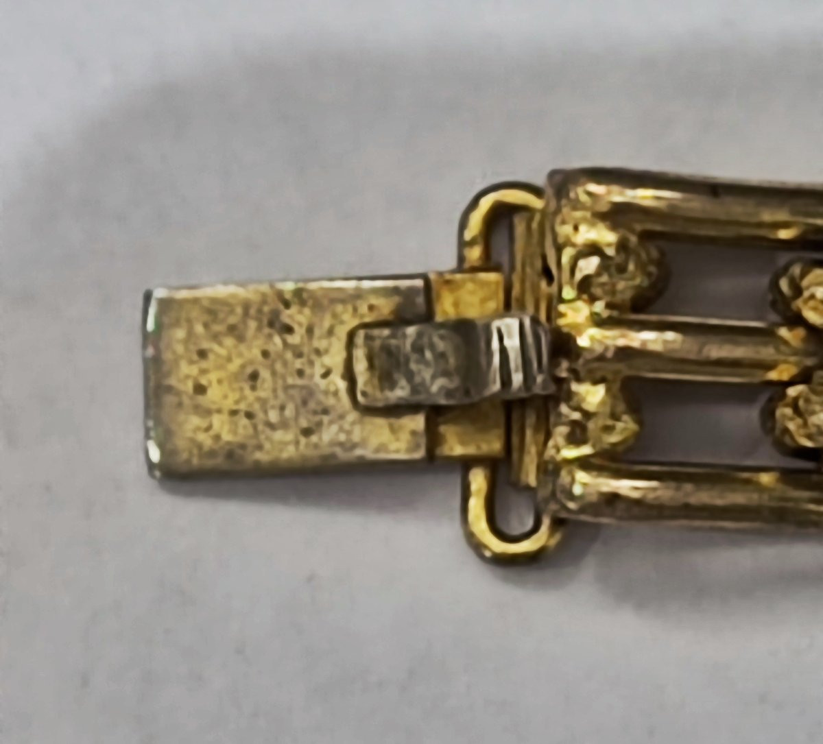 Antico bracciale Vittoriano del XIX secolo con cammei in corallo -photo-5