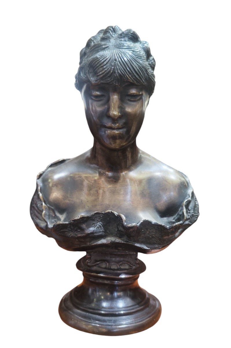 Busto di Mathilde Duffaud Firma "Gemito"