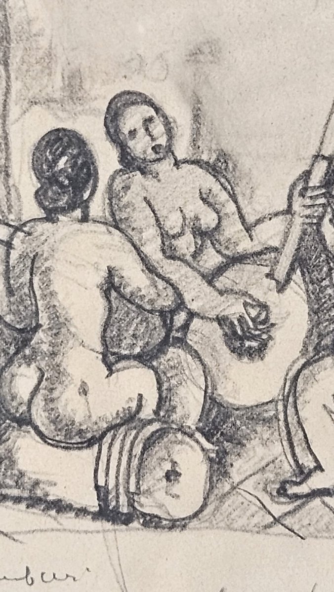 Orfeo Tamburi disegno su carta -photo-1