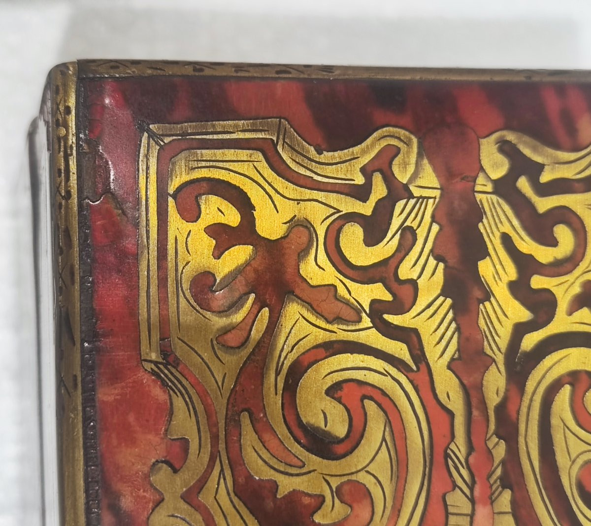 Scatola Boulle porta guanti Napoleone III -photo-2