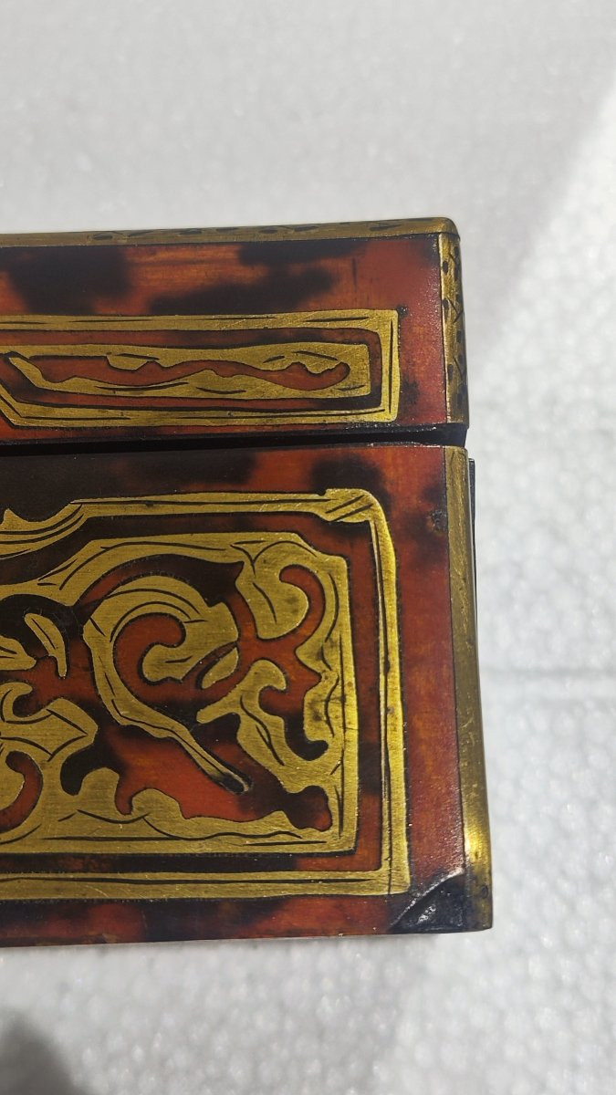 Scatola Boulle porta guanti Napoleone III -photo-3