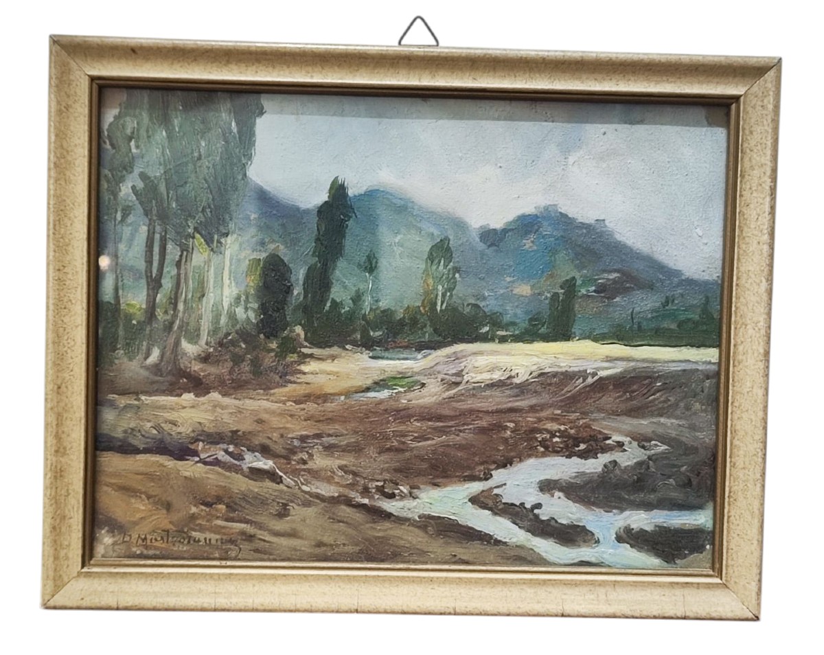 Dipinto ad olio di Domenico Mastroianni 