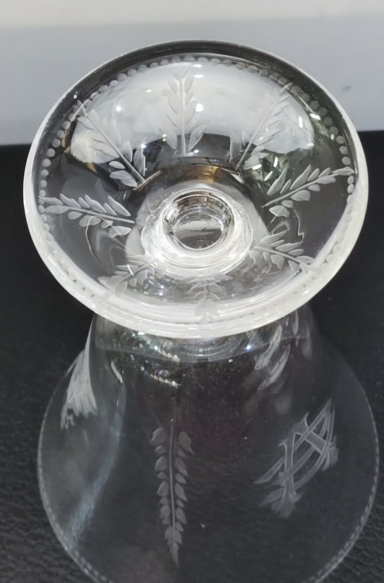 Bicchiere in cristallo della reale Famiglia Savoia -photo-1