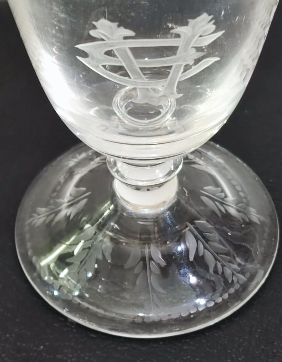 Bicchiere in cristallo della reale Famiglia Savoia -photo-3