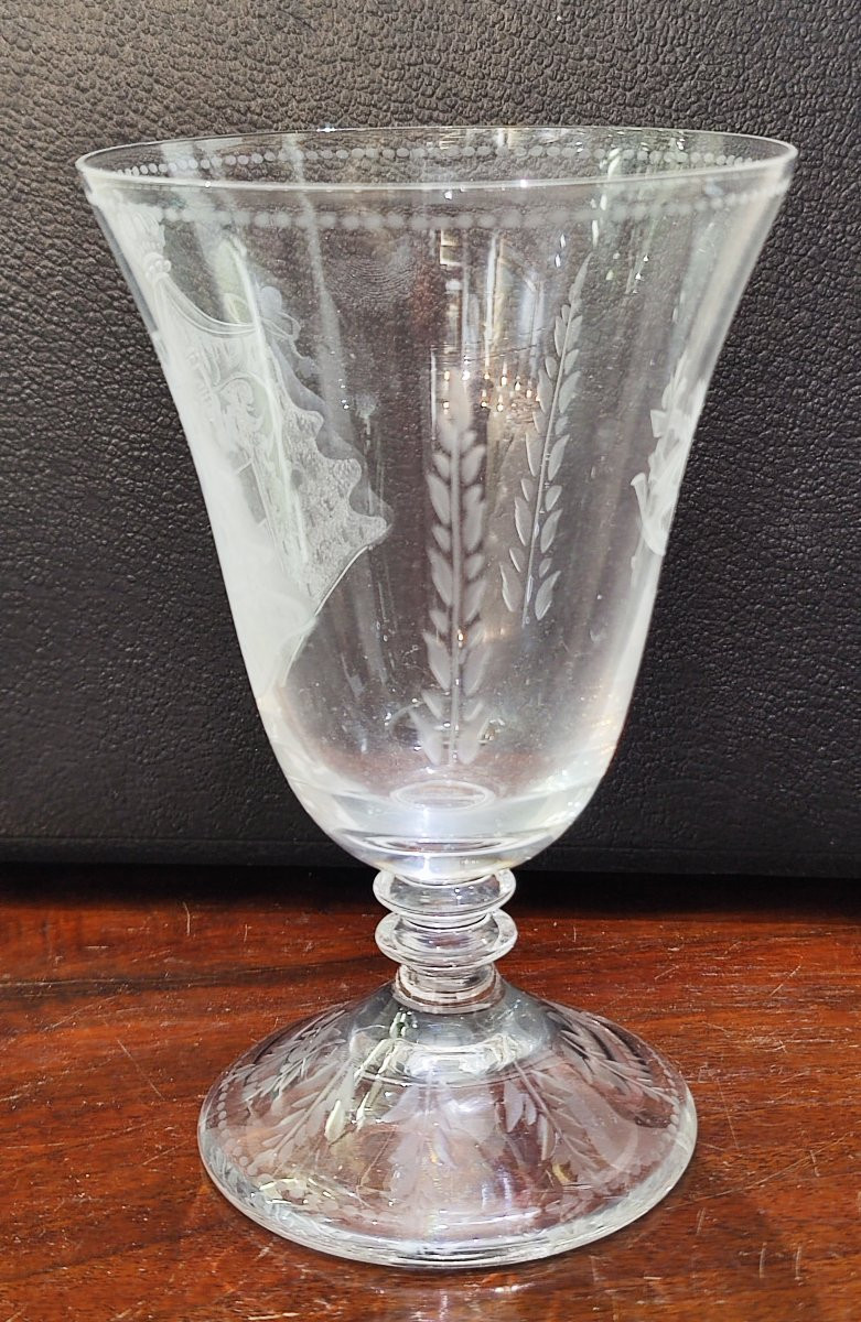 Bicchiere in cristallo della reale Famiglia Savoia -photo-5