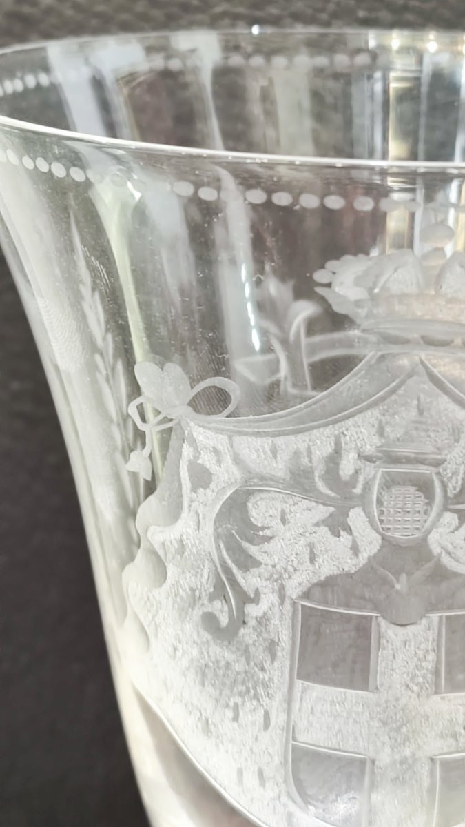 Bicchiere in cristallo della reale Famiglia Savoia -photo-6