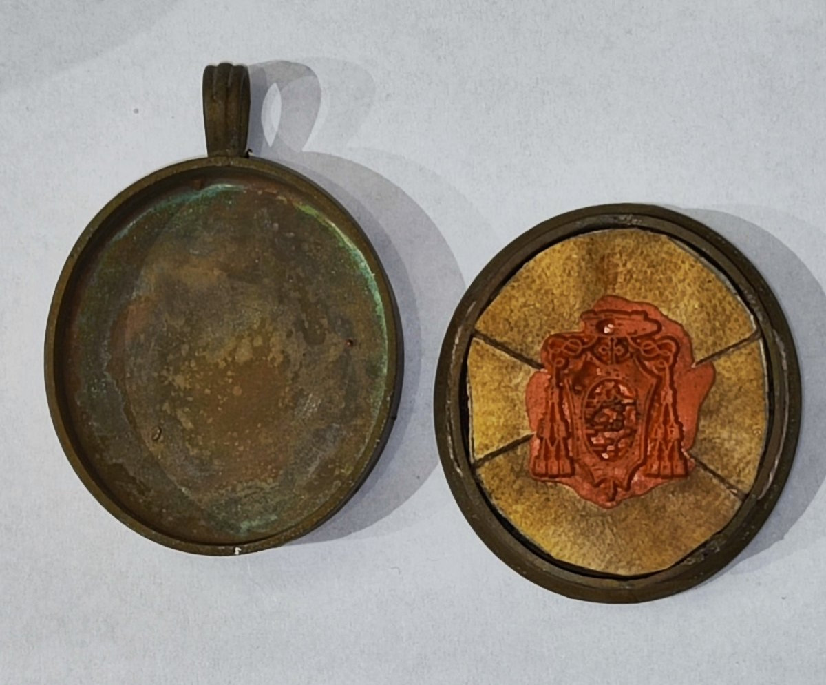 Reliquiario ex Tunica di Sant' Anna del XIX secolo -photo-3