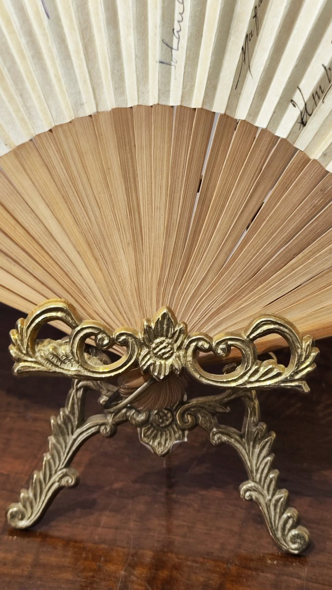 Ventaglio con gli autografi di Vittorio Emanuele III e della sua famiglia-photo-4