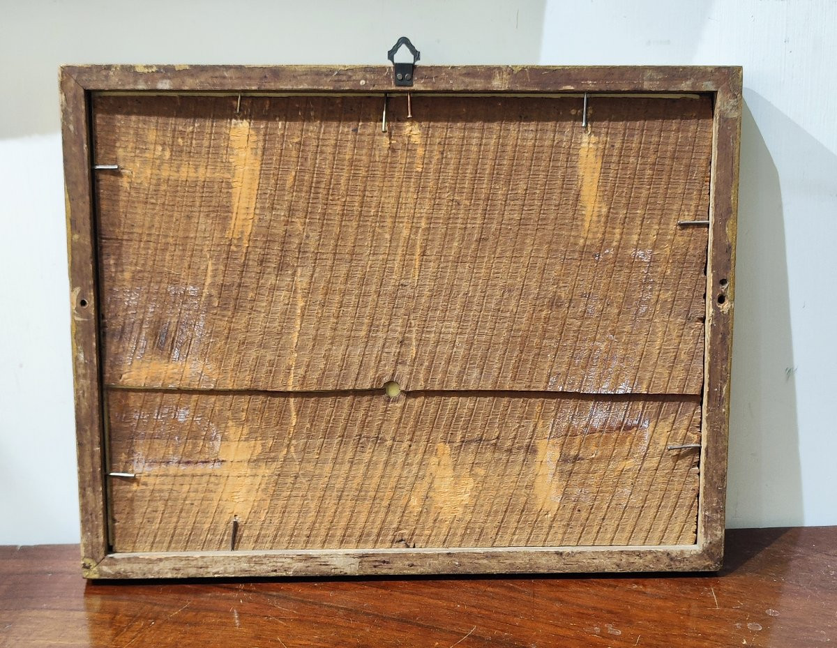 Coppia di gouache Napoli del XIX secolo-photo-1