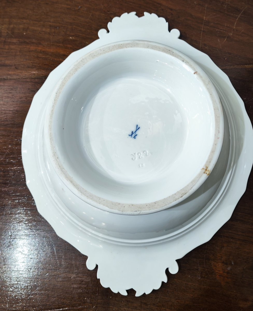 Zuppiera in porcellana di Meissen, kakiemon, del XIX secolo-photo-2