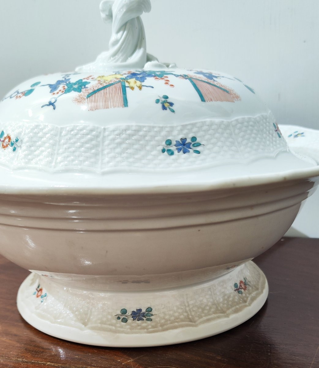 Zuppiera in porcellana di Meissen, kakiemon, del XIX secolo-photo-2