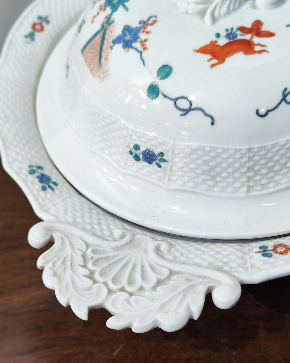 Zuppiera in porcellana di Meissen, kakiemon, del XIX secolo-photo-3