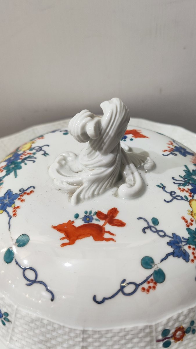 Zuppiera in porcellana di Meissen, kakiemon, del XIX secolo-photo-5