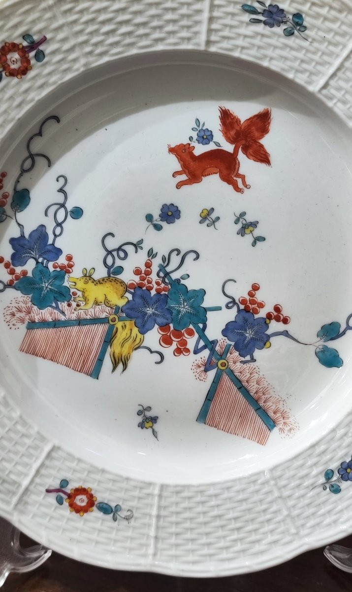 Set di piatti in porcellana di Meissen, kakiemon, del XIX secolo-photo-3