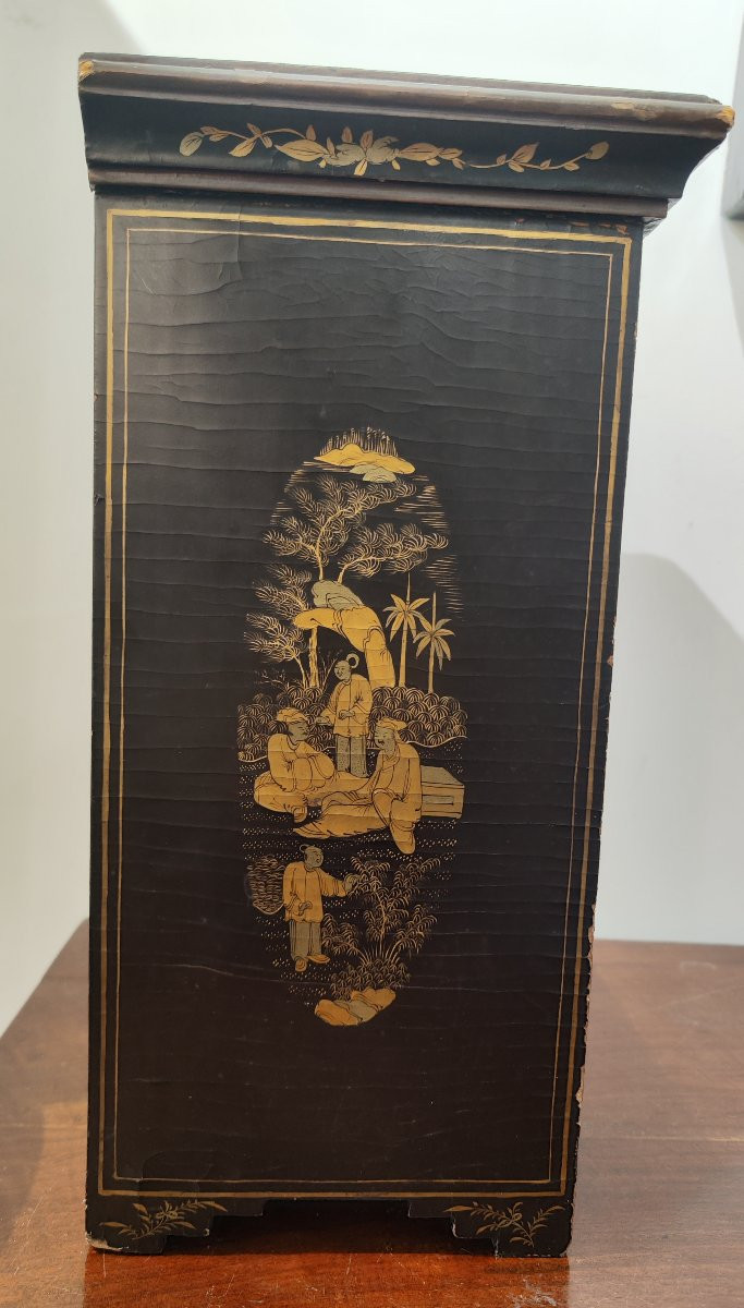 Mobiletto in lacca, Canton, dinastia Qing XIX secolo -photo-3