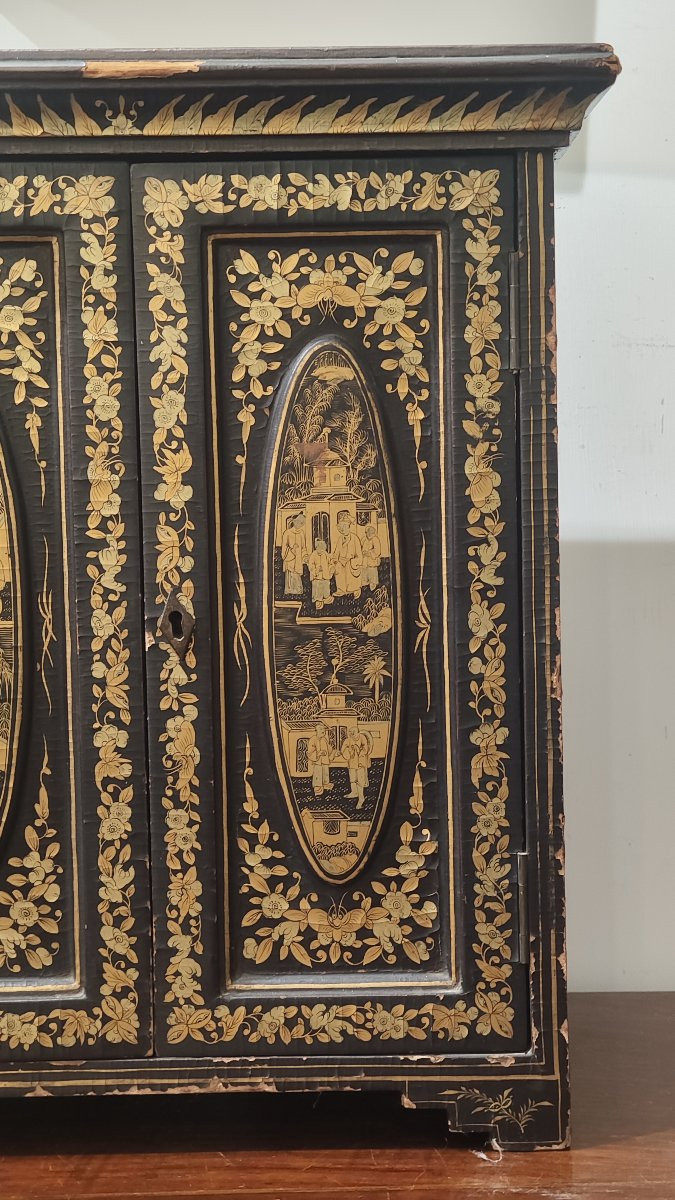 Mobiletto in lacca, Canton, dinastia Qing XIX secolo -photo-7