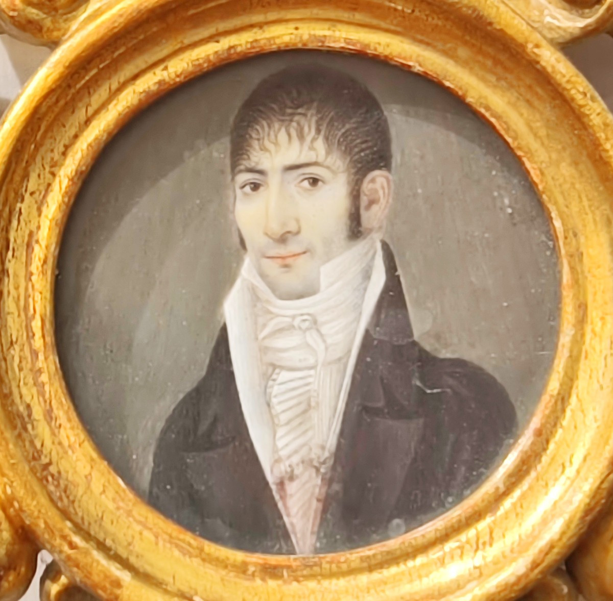 Ritratto in miniatura di un gentiluomo del XIX secolo -photo-3