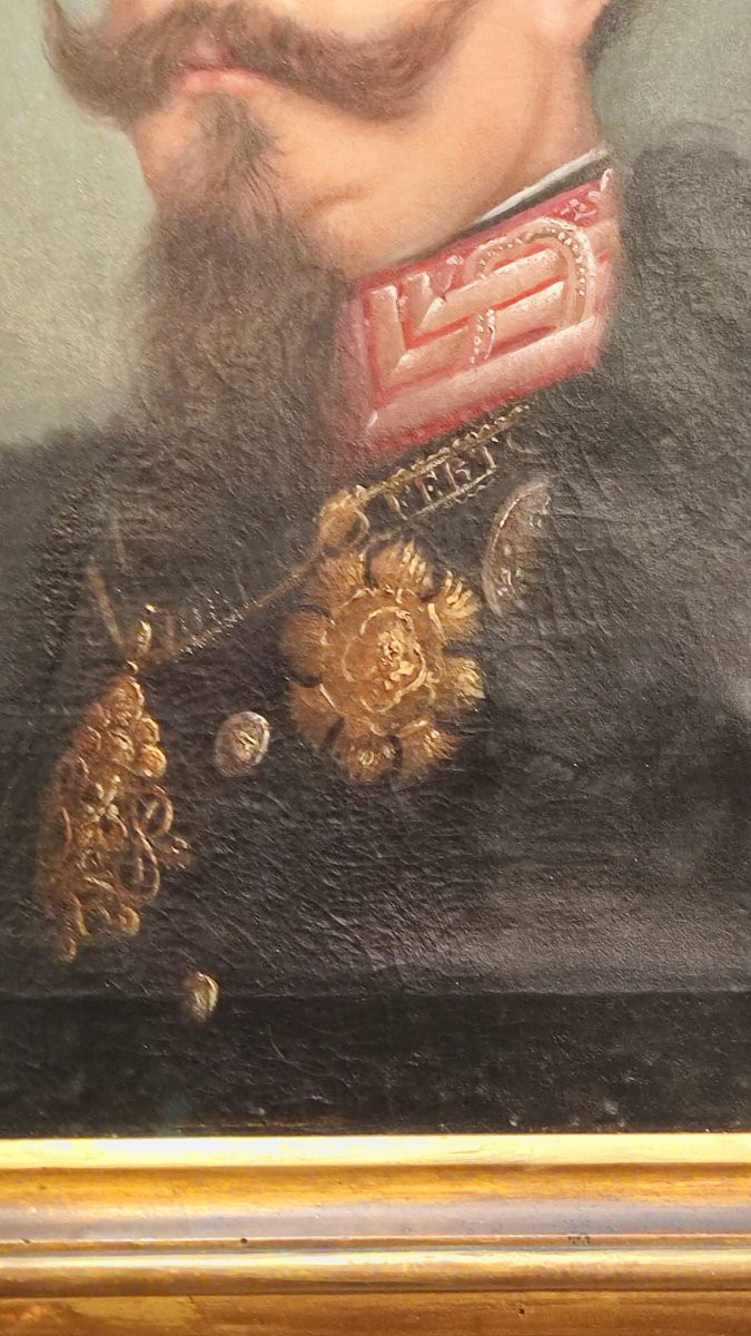 Ritratto di Vittorio Emanuele II di Savoia del XIX secolo -photo-2